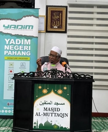 Ceramah Israk Mikraj oleh YADIM Negeri Pahang