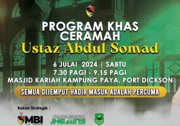 Program Khas Ceramah Ustaz Abdul Somad
